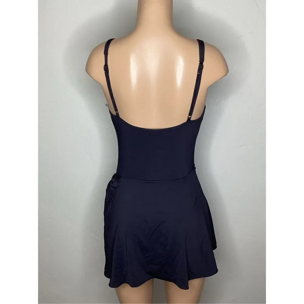New. Coco Reef black skirted one piece. Size 16 Retails $152 - Picture 4 of 10